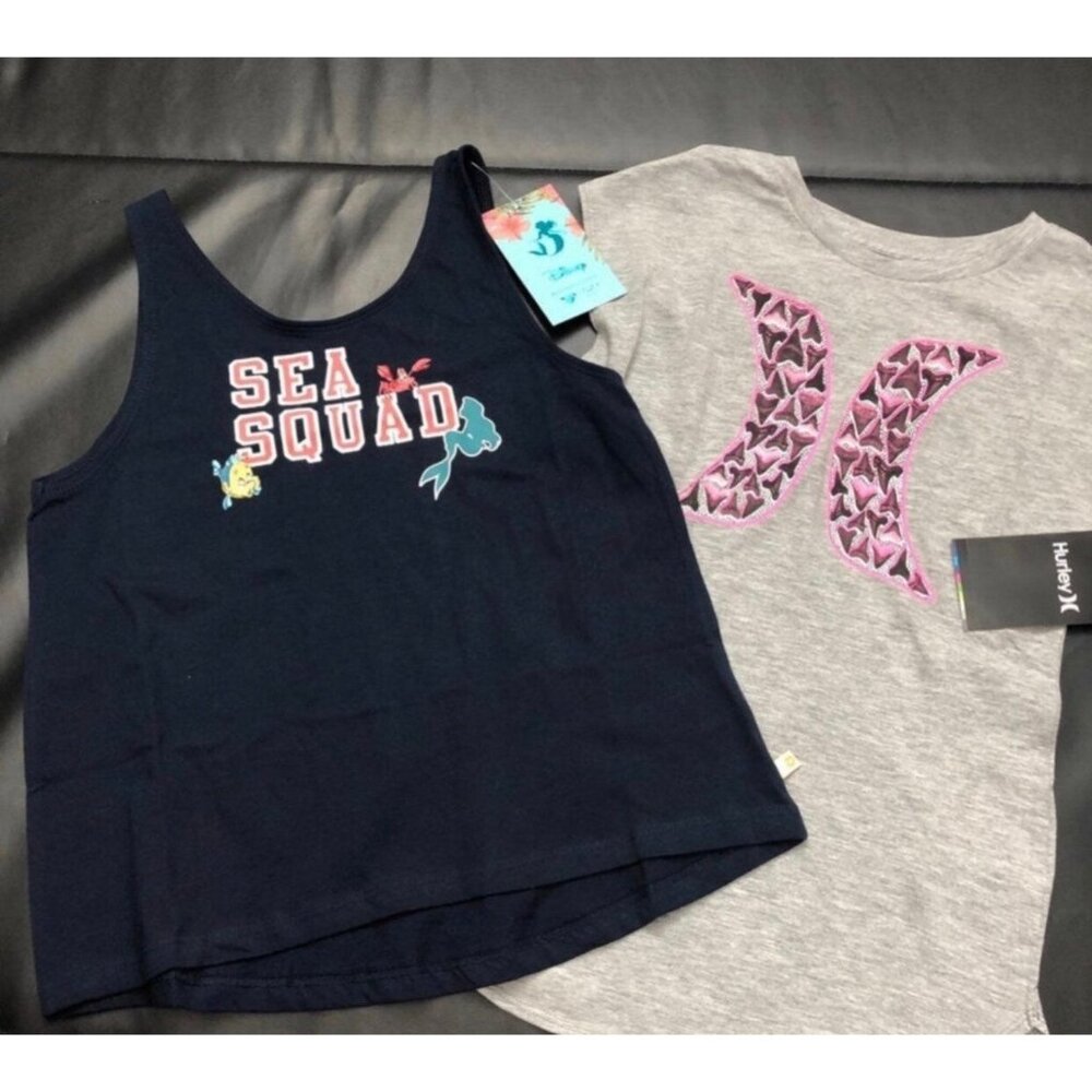 NWT Roxy / Hurley Tee Set Girls Youth Size Medium